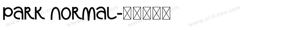 Park Normal字体转换